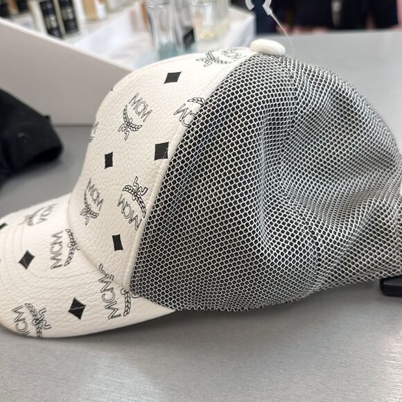 MCM Monochrome Logo Baseball Cap - Picture 6 of 6